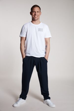 Dunkelblaue Chino für Herren von Elternhaus